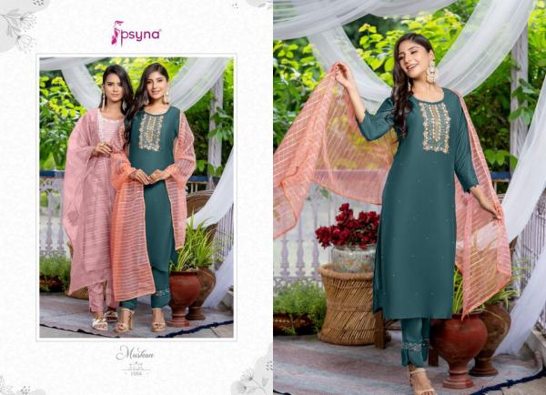 Psyna Muskan Tradition Wear Kurti Pant With Dupatta Collection